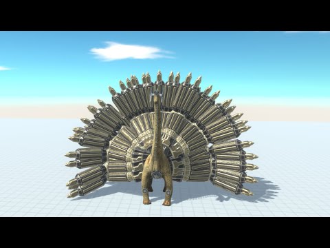 Queen Brachiosaurus VS All Boss - Animal Revolt Battle Simulator