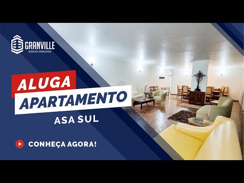 Aluga: Apartamento meio de quadra, Nascente, na SQS 110 - Asa Sul