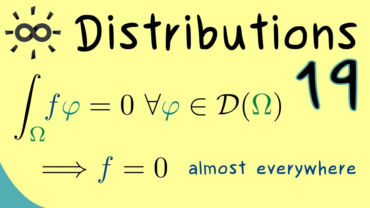 Distributions 19 | Proof of Fundamental Lemma of the Calculus of Variations