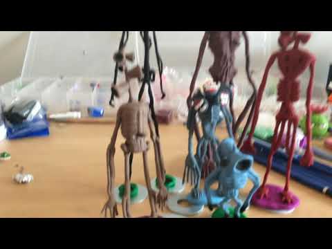 I made EVERY SIREN HEAD out of polymer clay