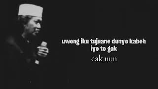 Download lagu Story wa cak nun ojo ngelu mergo ndunyo mp3