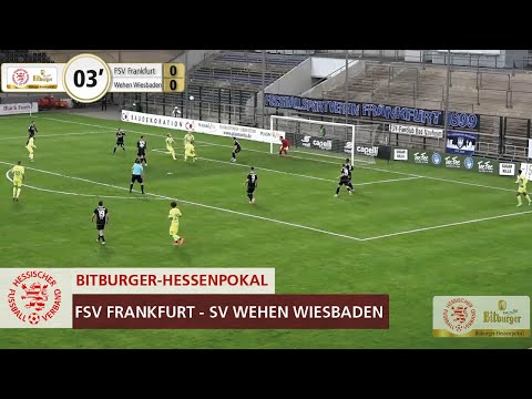 FSV Frankfurt - SV Wehen Wiesbaden | Bitburger-Hessenpokal 2021 Halbfinale II