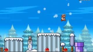 preview picture of video 'Super Mario Fusion Revival v0.5 por Edwin0080 World 1-10 Snowy Stroll'