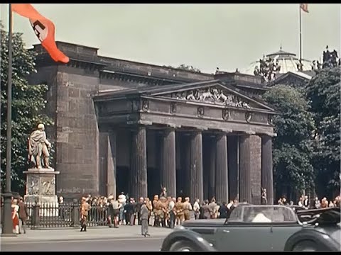Berlin in the Year of the Olympic Games in 1936 in color (A.I. enhanced and colorized)