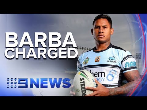 Ex-NRL star Ben Barba hands himself in to police | Nine News Australia