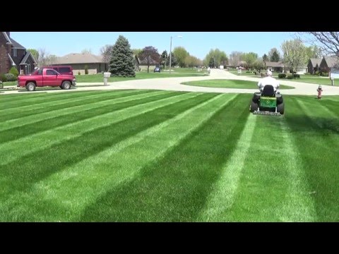 The ultimate in lawn striping.