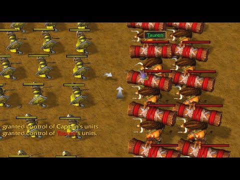 【小黄】100 Captain vs 20 Tauren (All FullGrade) Reforged