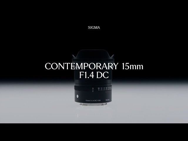 Vidéo SIGMA 15 mm f/1,4 DC Fujifilm X Contemporary