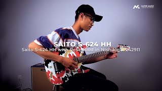 Video thumbnail for Saito S-624 HH with Rosewood in Nishikigoi by Nafiri Music Jakarta