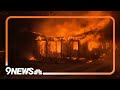 Scary video as wildfires destroy homes near Los Angeles.mp4
