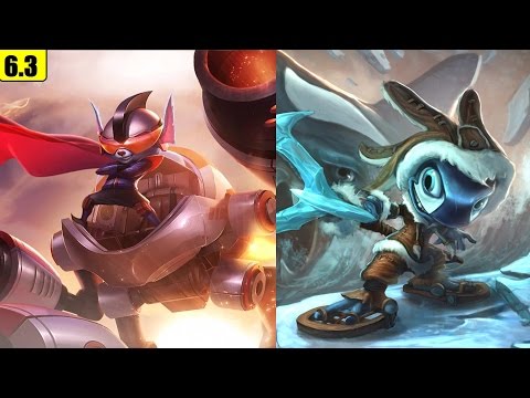 rumble top vs fizz full game - patch 6.3 - february 12, 2016 - (potato quality T.T)