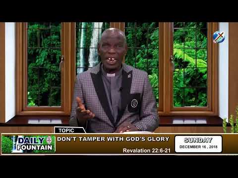 DAILY FOUNTAIN OF DECEMBER 16, 2018  - VEN. PROF. THEOPHILUS C. MADUEME