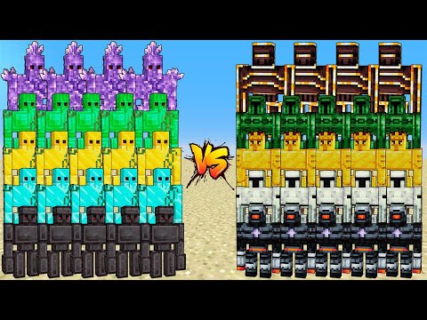 Extra Golems BIG Tournament - All Golem Fight Mob Minecraft Battle