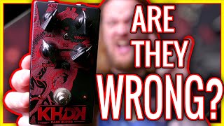 Video thumbnail for Why Do People Hate This? Kirk Hammet's KHDK DARK BLOOD  pedal by Taylor Danley
