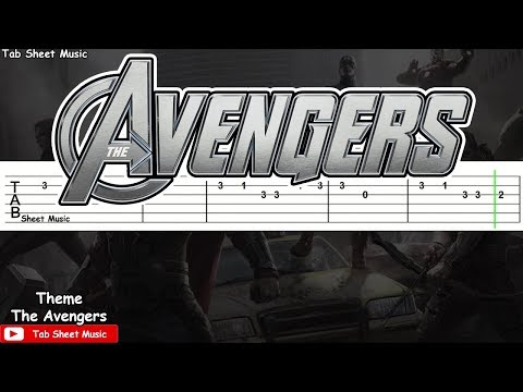 The Avengers - Main Theme Guitar Tutorial Video