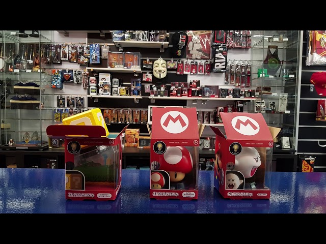 Vídeo relacionado con Paladone Lámpara con los Iconos de Super Mario Bros, Figura Decorativa Iluminada