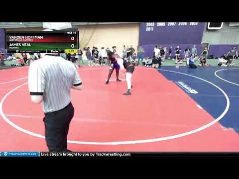 220 Lbs Champ. Round 1 - Vanden Hoffman, Wrestling Factory Vs James Veal, Indiana Afbb