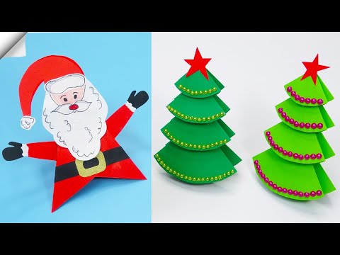 Easy Paper snowman Christmas paper crafts 2023