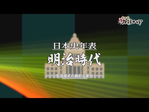 日本史／明治時代 日本史・日本史年表｜名古屋刀剣博物館・名古屋刀剣