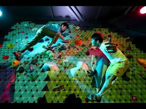 東京・平和島に次世代アスレチック7月オープン。プロジェクションマッピング×クライミング - AV Watch
