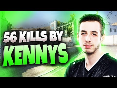 CS:GO - kennyS 56 kills on Dust2 @ FACEIT