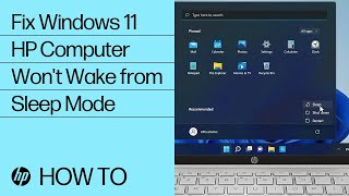 Fix Your Windows 11 HP Computer When It Doesn’t Wake from Sleep Mode | HP Notebooks | HP Support
