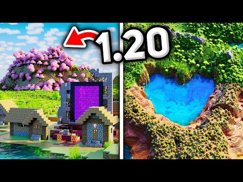Minecraft Charry Grove Village seed 1.20 ||  Minecraft Charry Grove velly seed 1.20