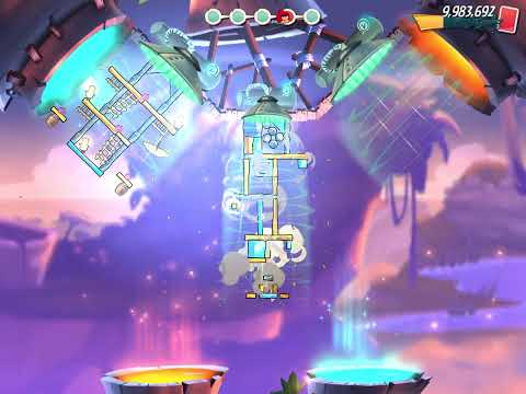 Angry birds 2: level 538 (Bamboo Forest/ Gravity Grove)