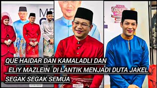 Download lagu Que Haidar dan kamal Adli serta  Eliy Mazlein  di lantik menjadi duta Jakel segak segak semua best mp3