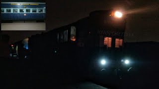 preview picture of video '22166 singrauli-bhopal sf exp departing from singrauli railway station'