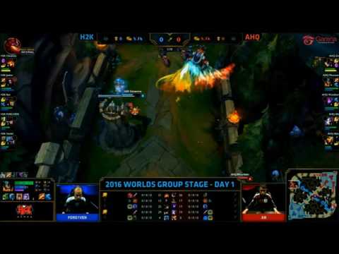 2016 英雄聯盟世界大賽W1D1『H2K』 VS 『AHQ 』 首殺你猜中了嗎?