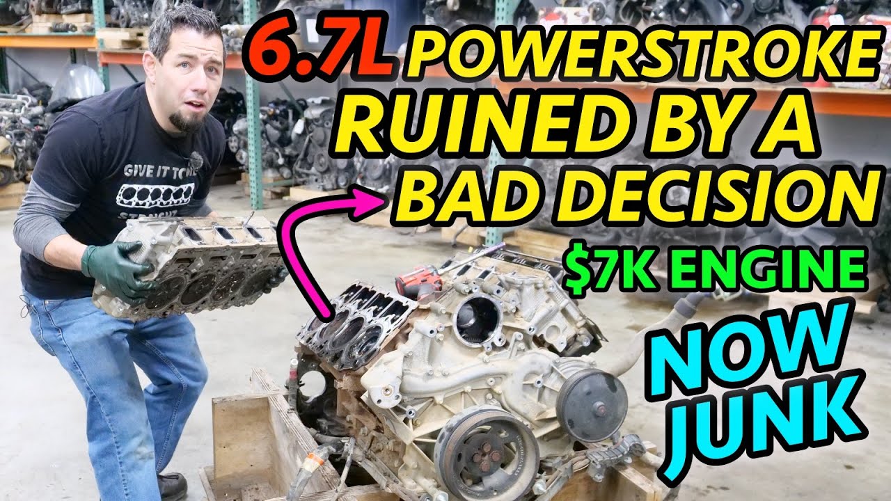 The FASTEST Way To Kill A Powerstroke! Engine Autopsy Shows Why You Should NEVER Make This Mistake!