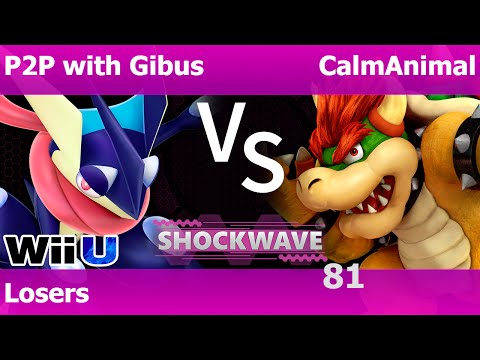 SW Plano 81 - P2P with Gibus (Greninja, Mewtwo) vs CalmAnimal (Bowser) Losers - Smash 4