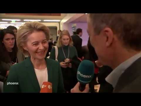 Ursula von der Leyen im Interview in Davos am 22.01.20