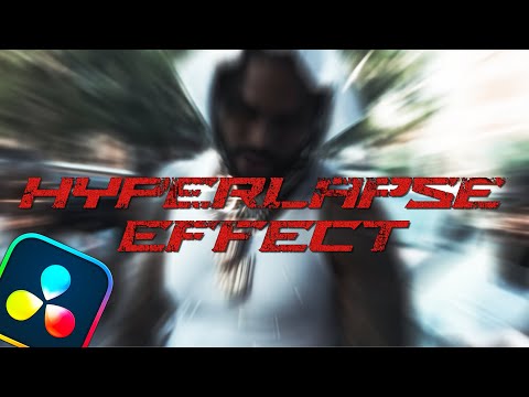 EASY HYPERLAPSE EFFECT - Davinci Resolve Tutorial