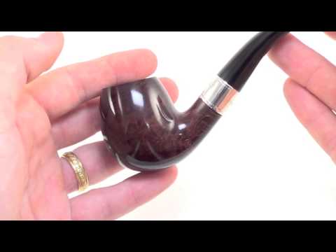 New Dunhill Bruyere 1997 Five Golden Rings Christmas Pipe 1/500 Classic Half Bent From PIPELIST.COM