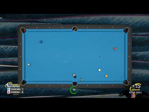 P. MAKKONEN vs M. YOSHIOKA ▸ 2022 Predator World 8-Ball Championship ▸ Predator Pro Billiard Series