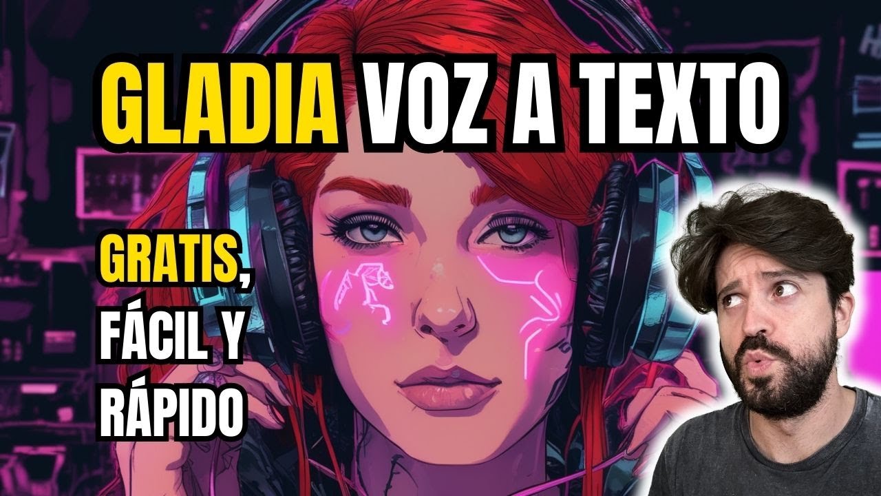 Transcribe VOZ y VIDEO a Texto GRATIS con IA Gladia | transcribir voz a texto WHISPER