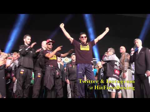 Front Row Cotto vs Martinez Weigh In