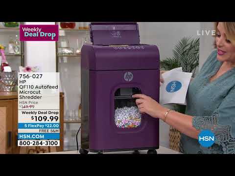 HP QF110 Autofeed Microcut Shredder