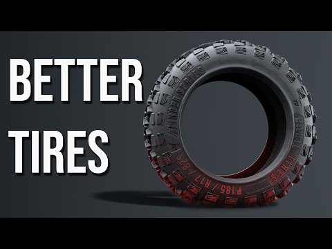 Blender Quick Tip - Better Tires