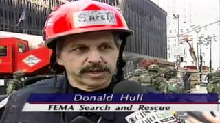 Search and Rescue Teams Sift Through Rubble at Ground Zero (9/18/01)