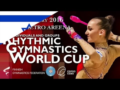 Neta RIVKIN Clubs Qualify Rhythmic Gymnastics World Cup 2016 Espoo