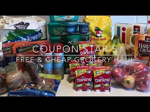 FREE & CHEAP GROCERY HAUL - NOV 4TH 2016 - COUPONING IN CANADA! Video