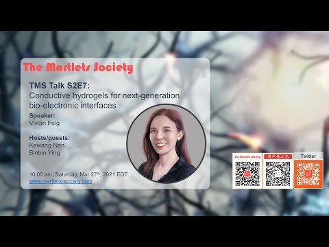 TMS Talk S2E7: Conductive hydrogels for next-generation bio-electronic interfaces