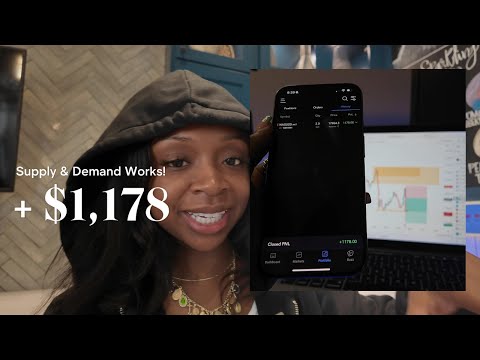 How I made $1,178 in 7 minutes using supply & demand (LIVE TRADING)