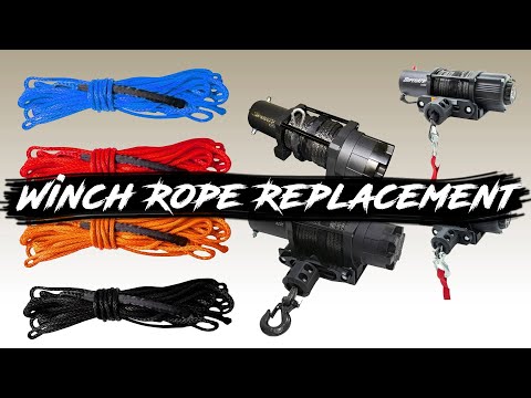 How to replace winch rope on your winch | SuperATV