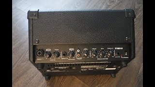 Video thumbnail for Wireless mic and standard mic comparison on the traynor tvm15 amp by Kevys RC & Music