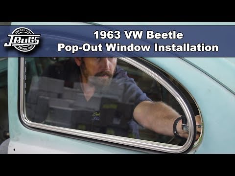 JBugs - 1963 VW Beetle - Pop-Out Window Installation