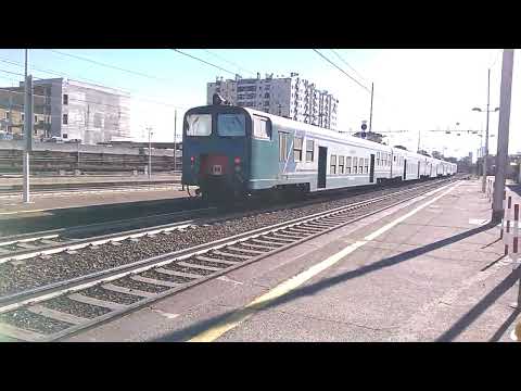 E464 018+5 piano ribassato con pilota 1965 - Milano 10/03-2017